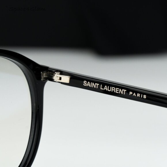 Saint Laurent Men Eyeglasses Black Demo Pilot SL667OPT 001 BRAND NEW - Picture 7 of 10